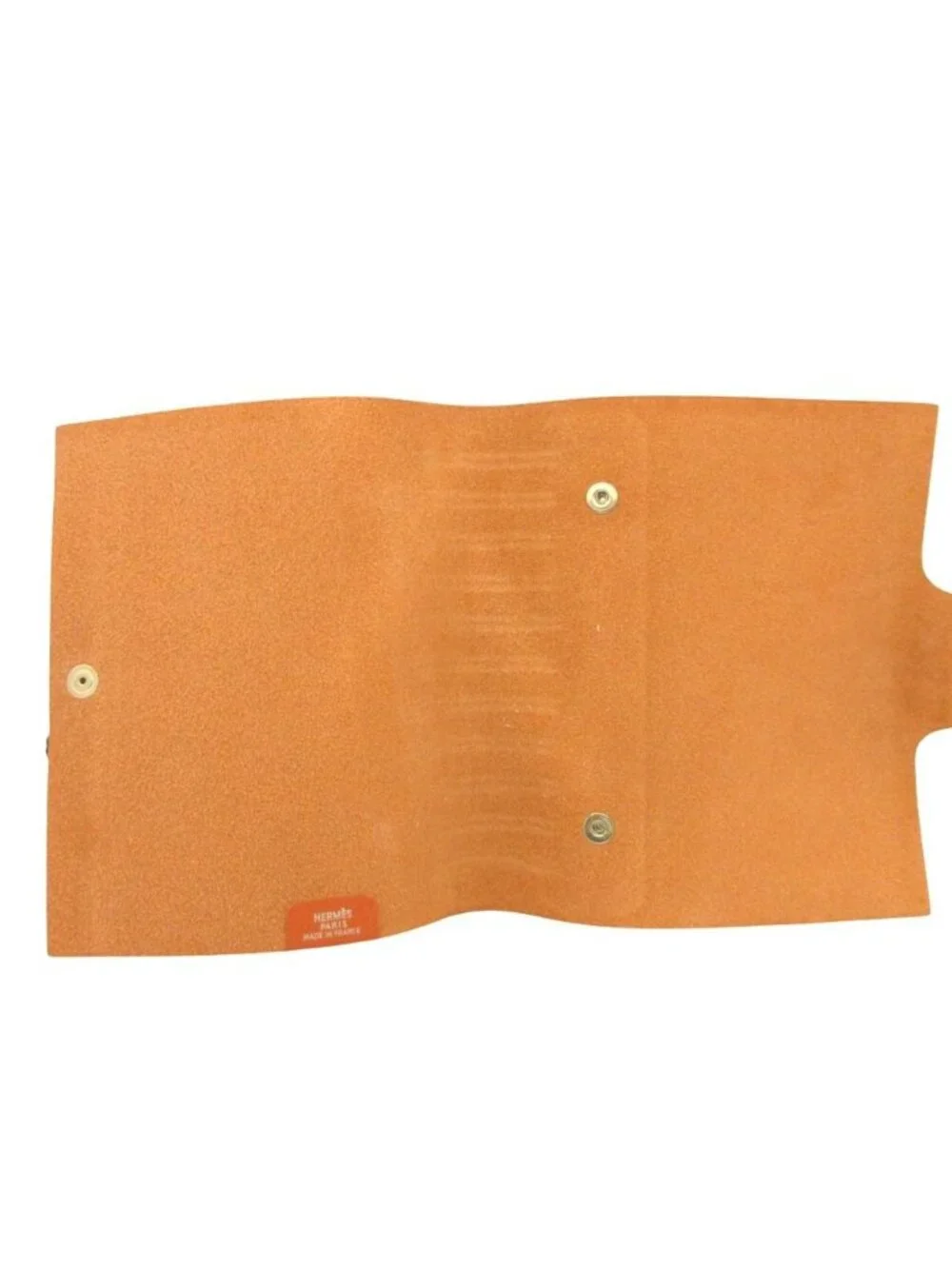 Hermes PM Note Cover Notebook Togo Leather Series Button Orange Agenda